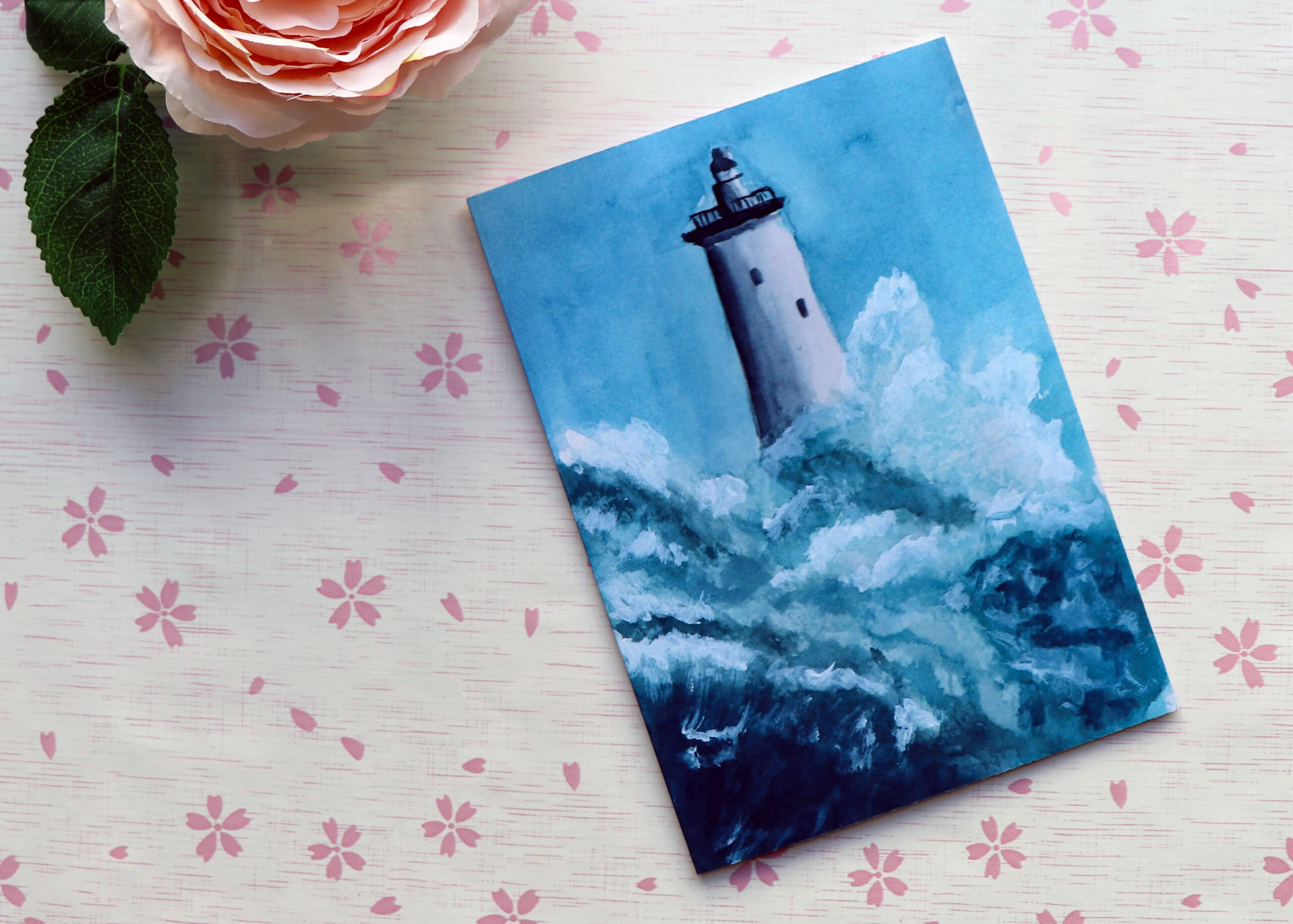 Handmade Greeting Cards water landscapes